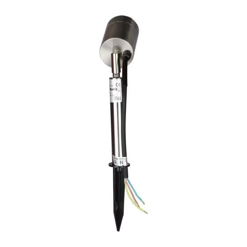 Jordspydlampe 6x42 cm GU10 Sølv IP44
