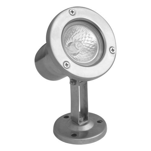 Jordspydlampe Emy 14x8 cm GU5.3 IP68 Sølv
