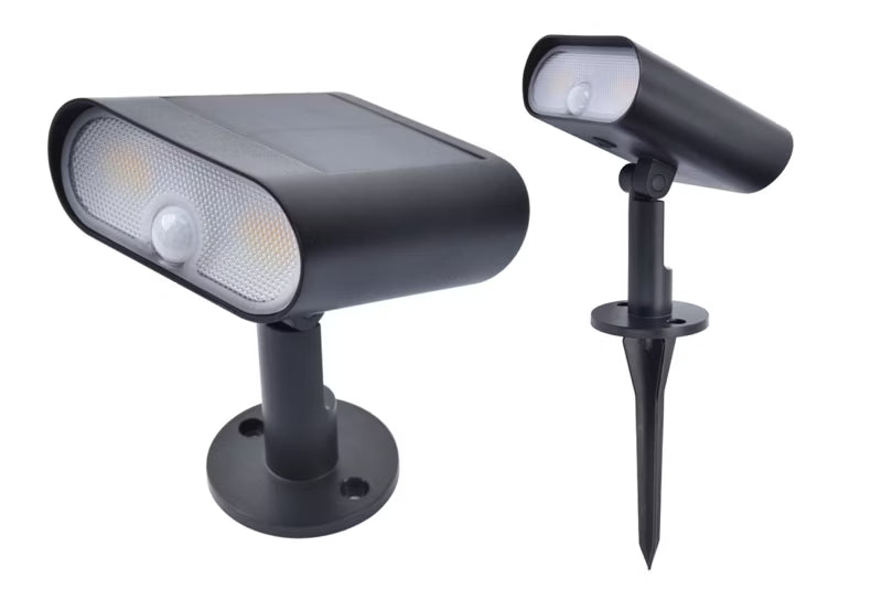 Jordspydlampe Ginbo LED 7W Sort IP44