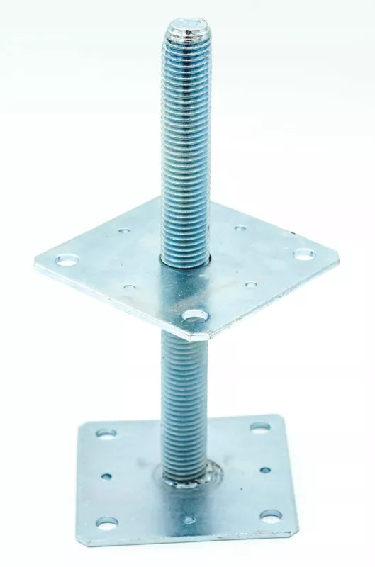 Justerbar Stolpebærer 110x110x250 mm Galvaniseret Stål