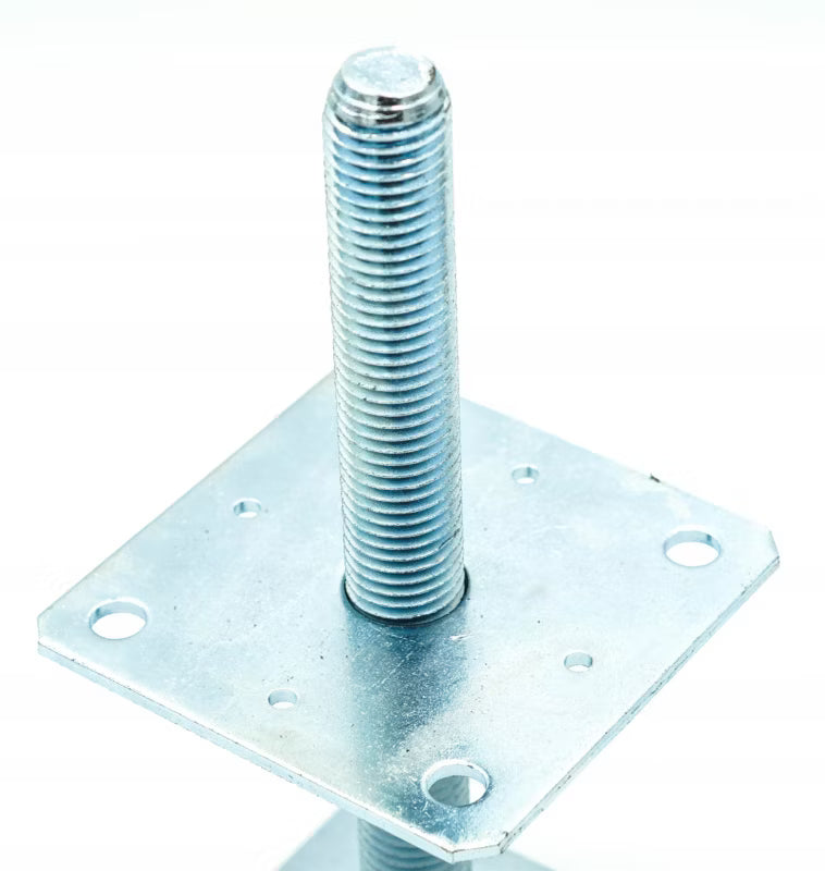Justerbar Stolpebærer 110x110x250 mm Galvaniseret Stål
