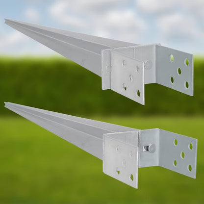 Justerbar Stolpebærer til Nedbankning 0-160 mm 2 Stk.