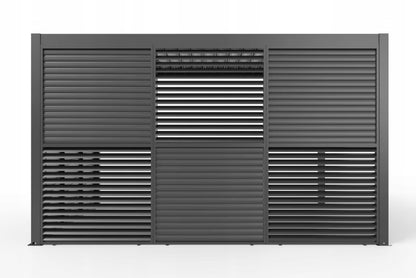 Justerbart Lamelpanel til Pergola 123x238 cm Antracit