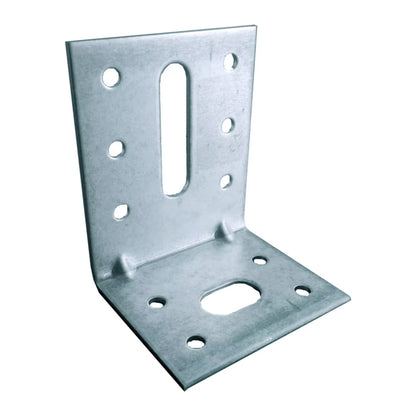 Justerbart Vinkelbeslag 70x50x60x2 mm Galvaniseret Stål