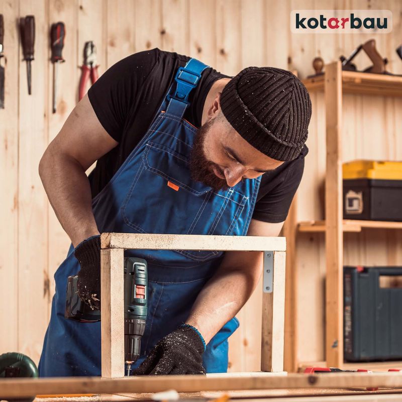 Konstruktionvinkel KOTARBAU til møbler 100x100x20 mm, 25 stk.