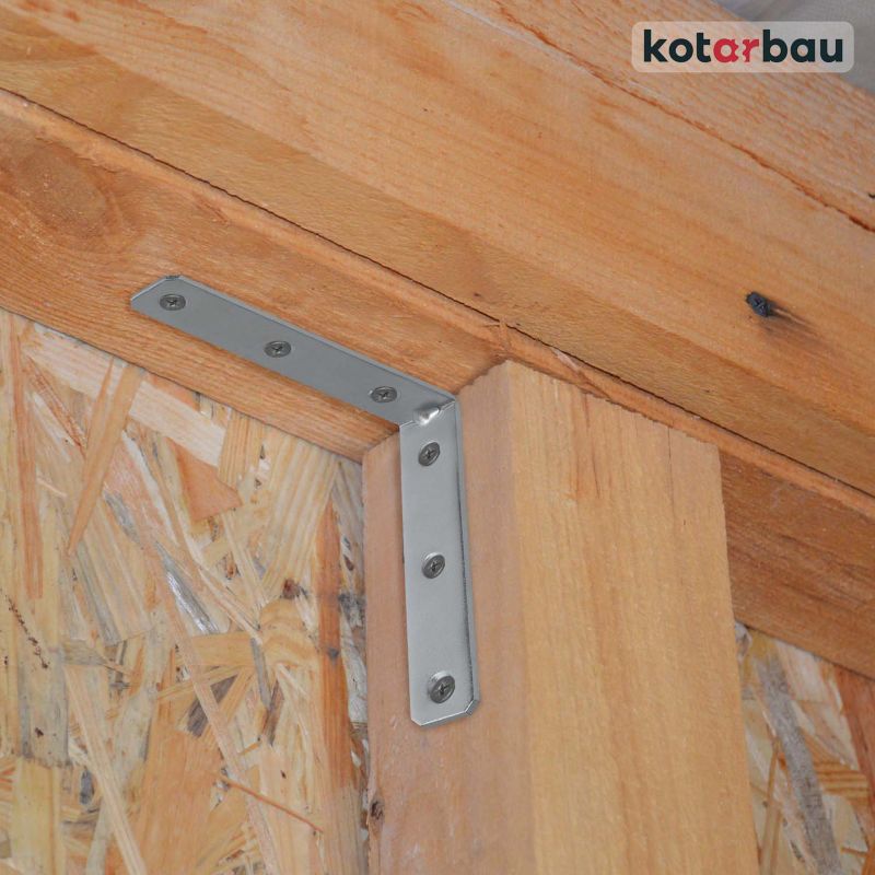 Konstruktionvinkel KOTARBAU til møbler 100x100x20 mm, 25 stk.