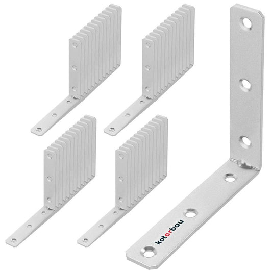 KOTARBAU møbel-vinkelbeslag 100x100x20 mm, 50 stk.