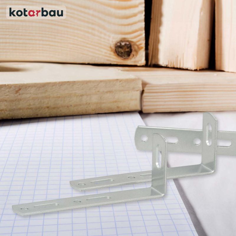 KOTARBAU tømrer-vinkelbeslag 90x35x15 mm, 100 stk.