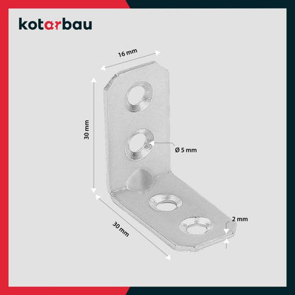 KOTARBAU monteringsbeslag 40x40x80 mm, 50 stk.