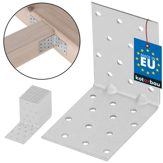 Konstruktionsvinkelbeslag KOTARBAU 80x80x60 mm, 12 stk.