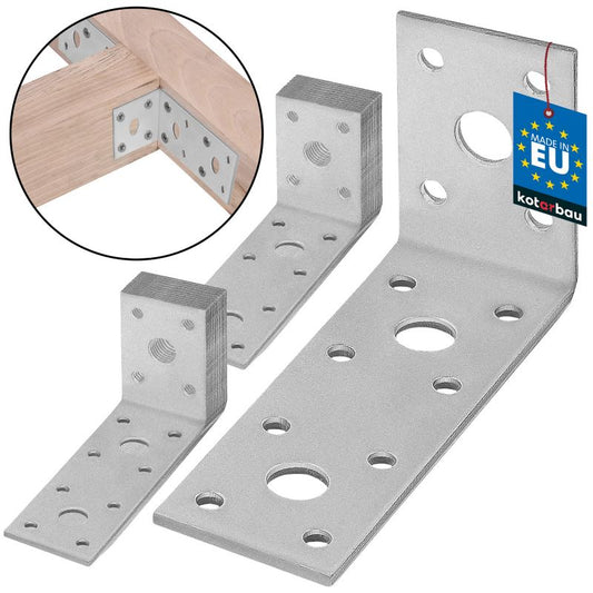 KOTARBAU tømrerbeslag vinkelbeslag 100x50x40 mm, 25 stk.