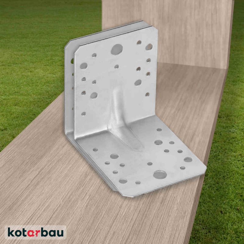 KOTARBAU tømrerbeslag vinkelbeslag 105x105x90 mm, 25 stk.