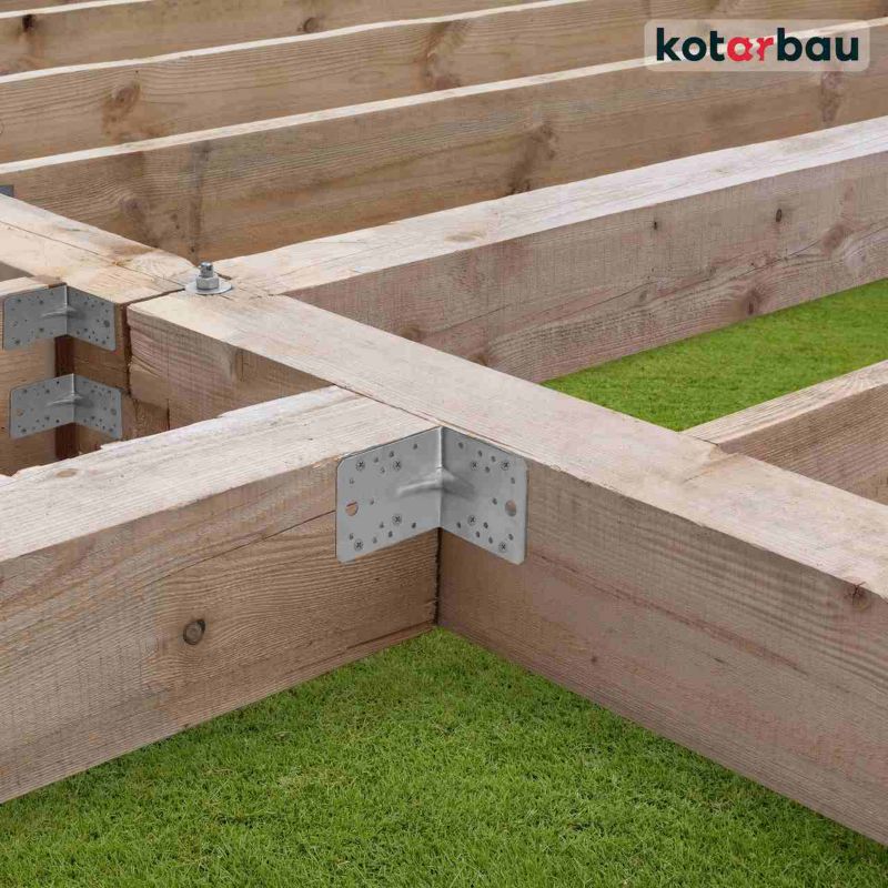 KOTARBAU tømrer-vinkelbeslag 105x105x90 mm, 50 stk.