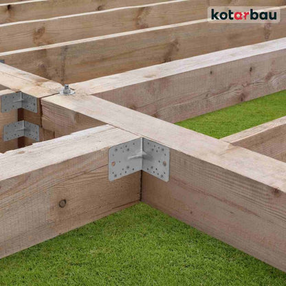KOTARBAU tømrer-vinkelbeslag 105x105x90 mm, 50 stk.