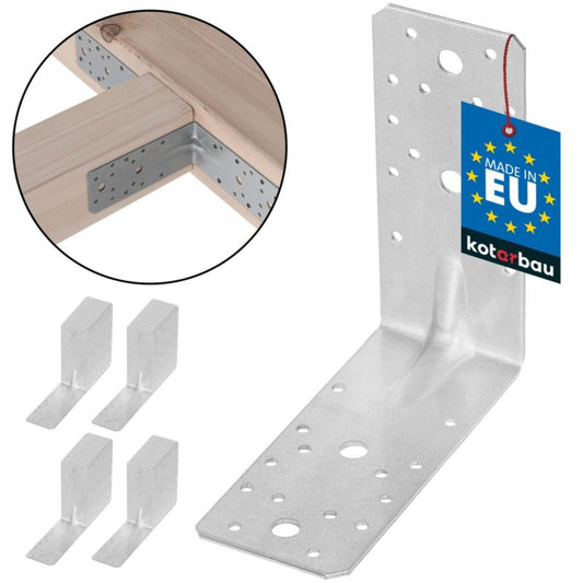 KOTARBAU tømrerbeslag vinkelbeslag 150x150x65 mm 50 stk.