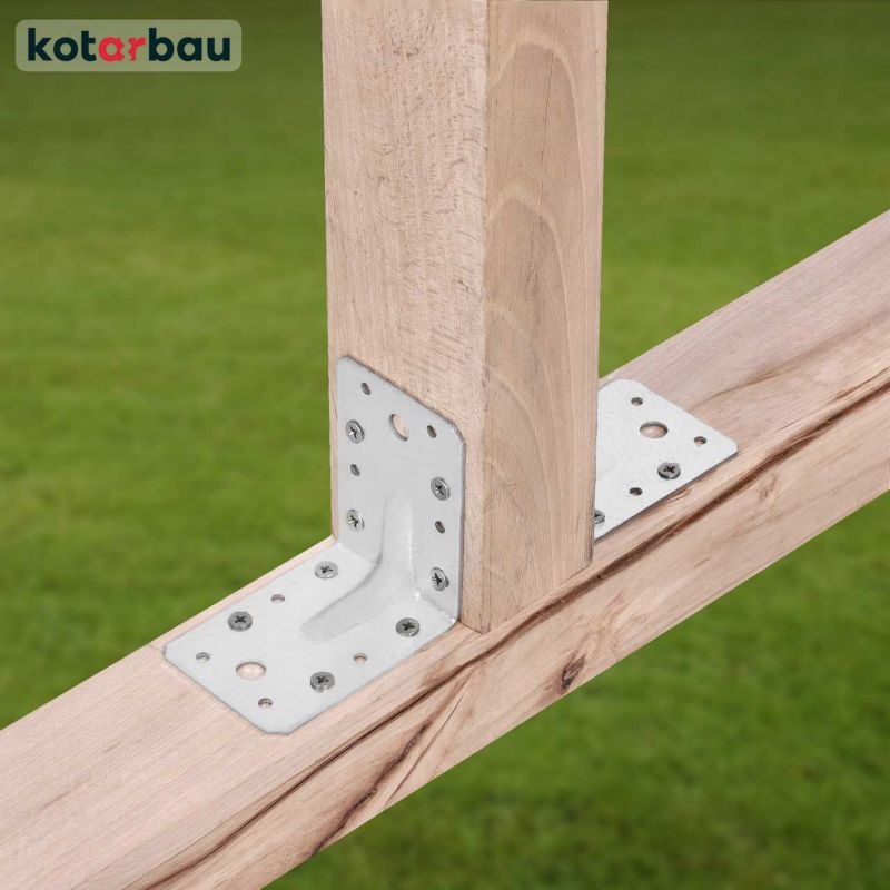 KOTARBAU tømrerbeslag vinkelbeslag 150x150x80 mm 50 stk.