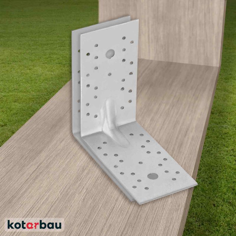 KOTARBAU tømrerbeslag vinkelbeslag 150x150x80 mm 50 stk.