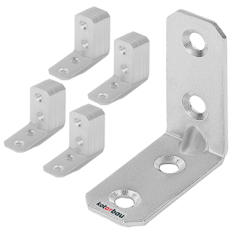 KOTARBAU tømrerbeslag vinkelbeslag 35x35x16 mm, 50 stk.