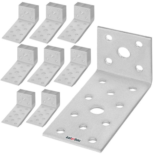 KOTARBAU tømrerbeslag vinkelbeslag 40x80x40 mm, 50 stk.