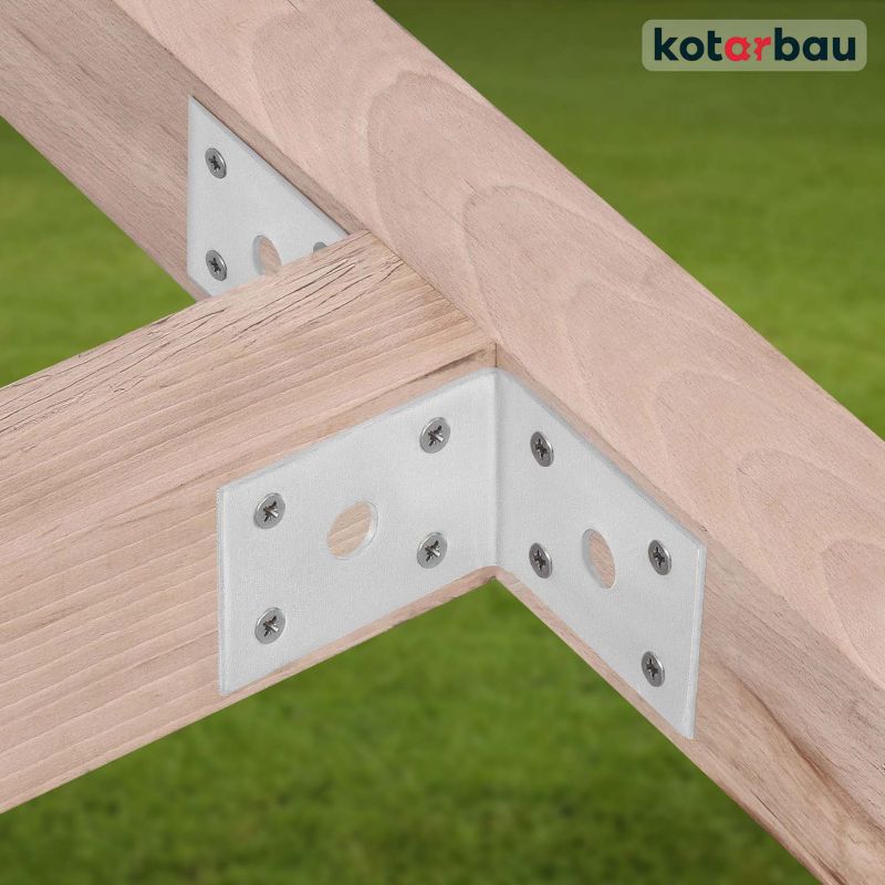 KOTARBAU tømrerbeslag vinkelbeslag 50x50x35 mm, 100 stk.