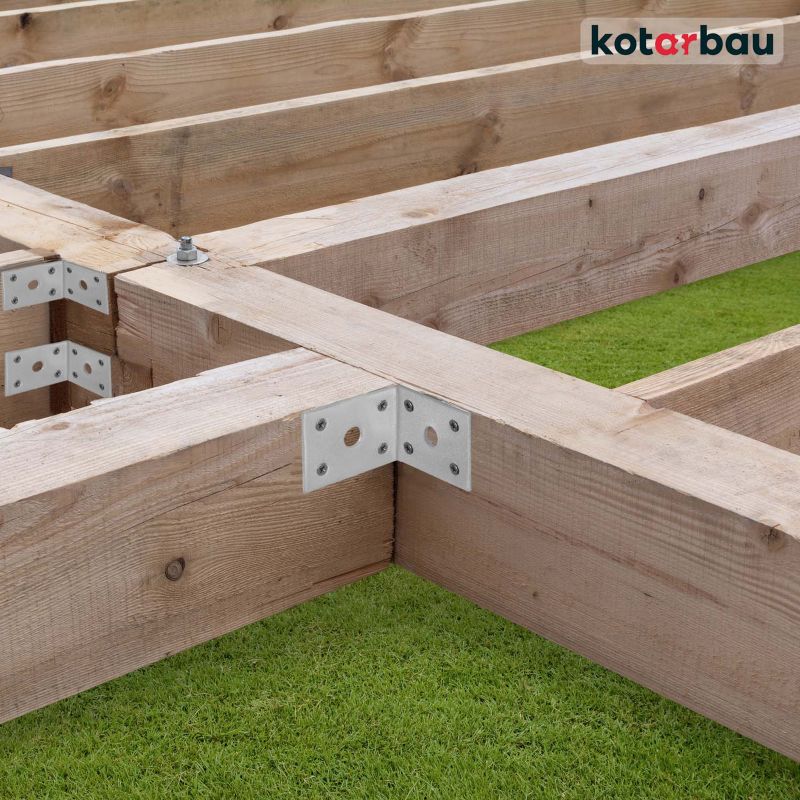 KOTARBAU tømrerbeslag vinkelbeslag 50x50x35 mm, 100 stk.