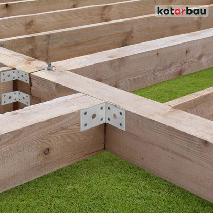 KOTARBAU tømrerbeslag vinkelbeslag 50x50x35 mm, 100 stk.