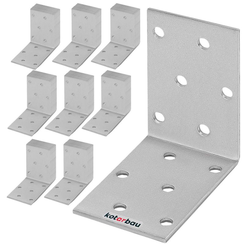 KOTARBAU tømrerbeslag vinkelbeslag 60x60x40 mm, 100 stk.