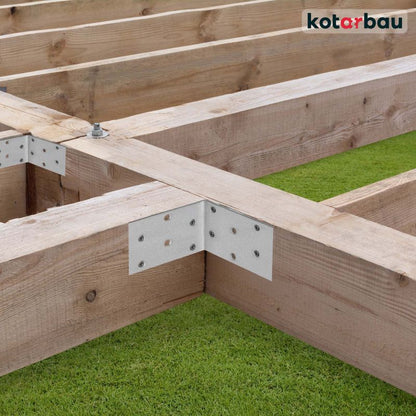 KOTARBAU tømrerbeslag vinkelbeslag 60x60x40 mm, 100 stk.