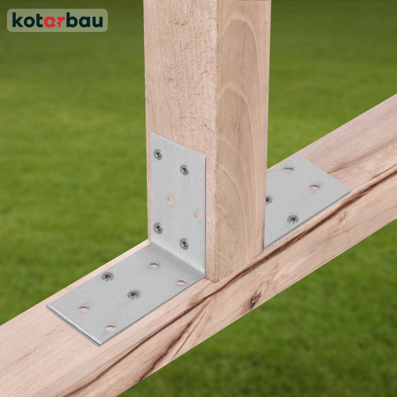KOTARBAU tømrerbeslag vinkelbeslag 60x60x40 mm, 100 stk.