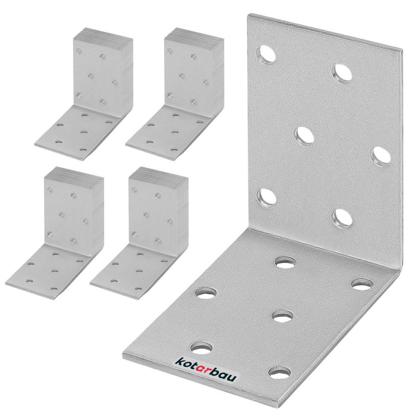 KOTARBAU tømrerbeslag vinkelbeslag 60x60x40 mm, 50 stk.
