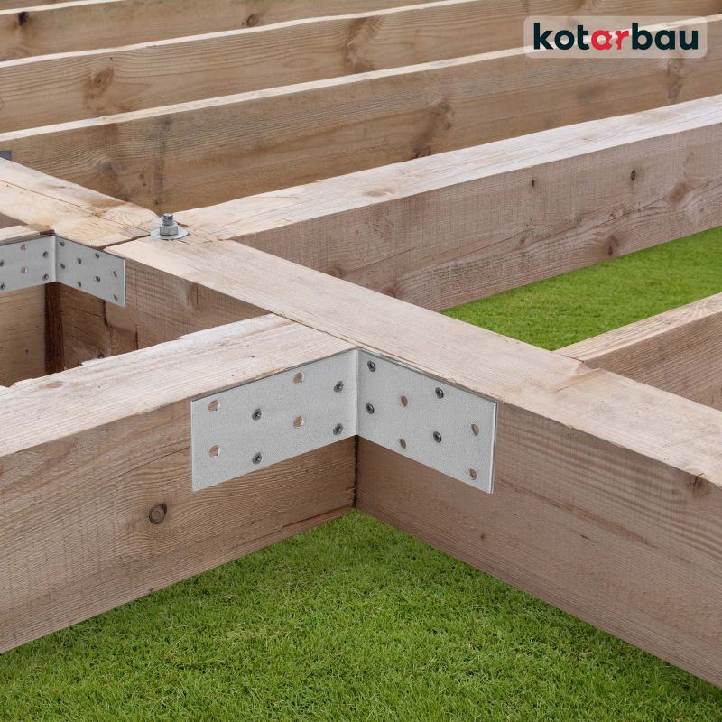 KOTARBAU tømrerbeslag vinkelbeslag 75x25x15 mm 100 stk.