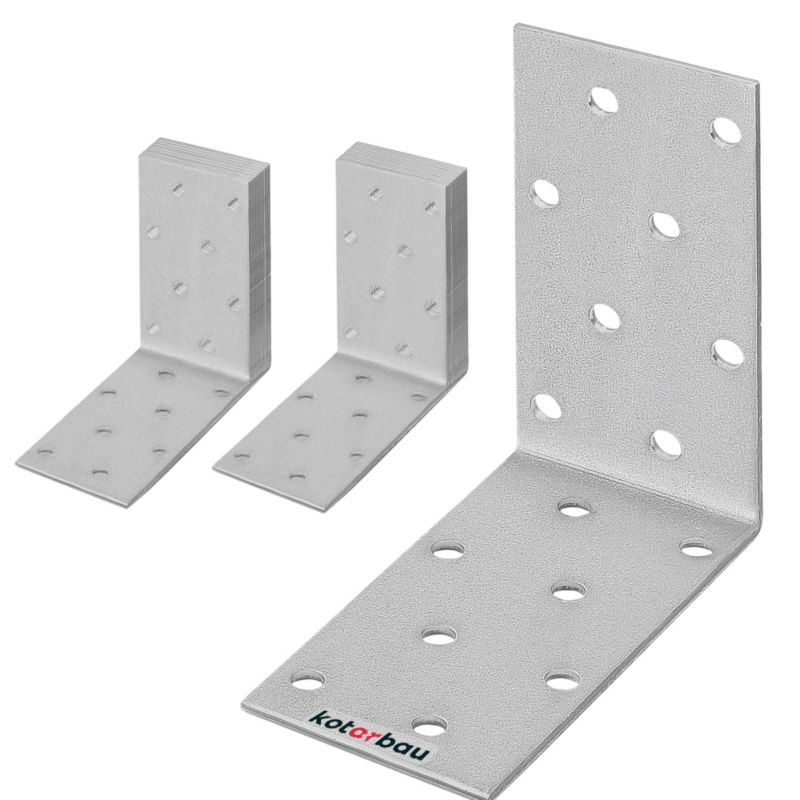 KOTARBAU tømrer-vinkelbeslag 80x80x40 mm, 25 stk.