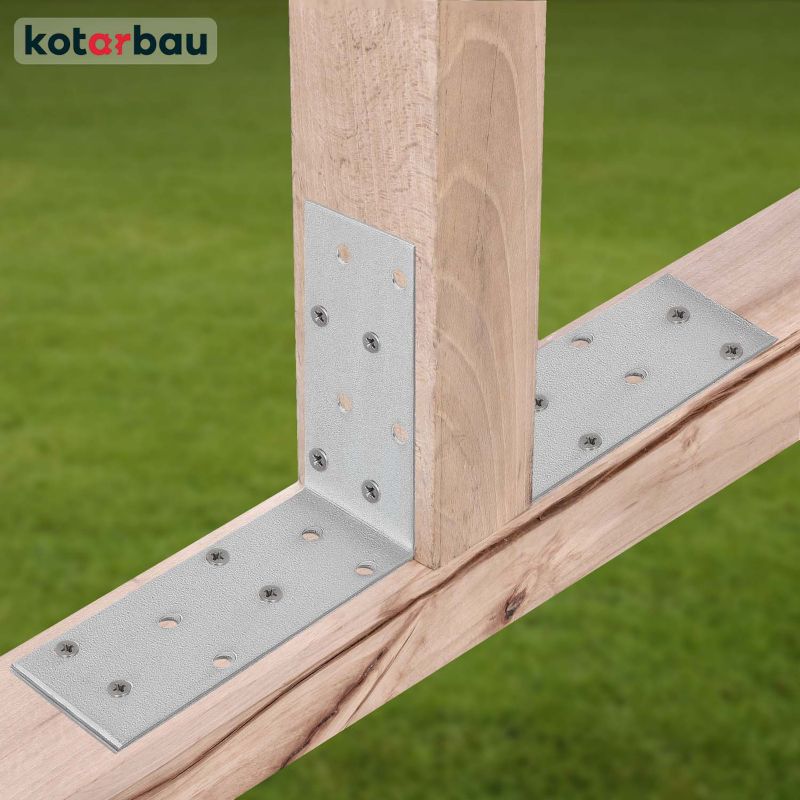 KOTARBAU tømrer-vinkelbeslag 80x80x40 mm, 25 stk.