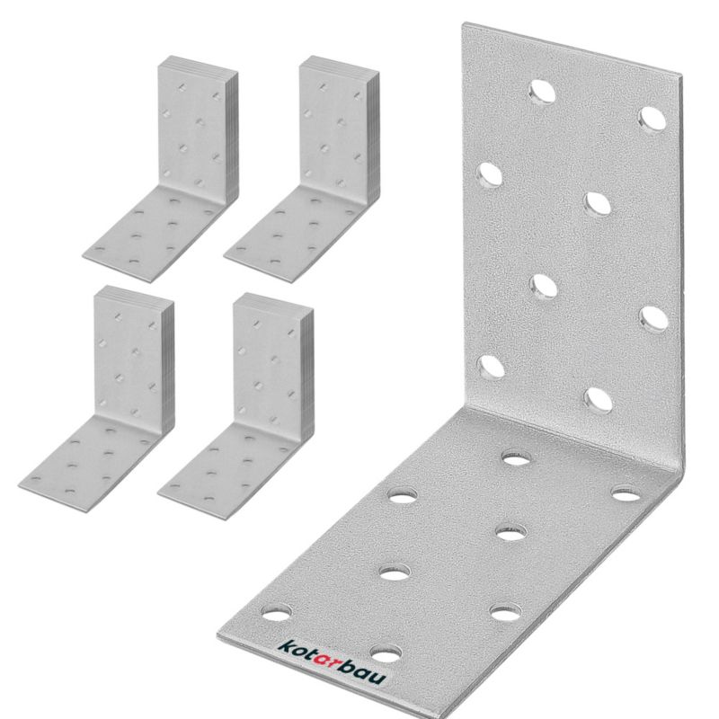 KOTARBAU tømrerbeslag vinkelbeslag 80x80x40 mm, 50 stk.