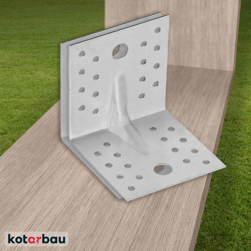 KOTARBAU tømrer-vinkelbeslag 80x80x80 mm, 50 stk.