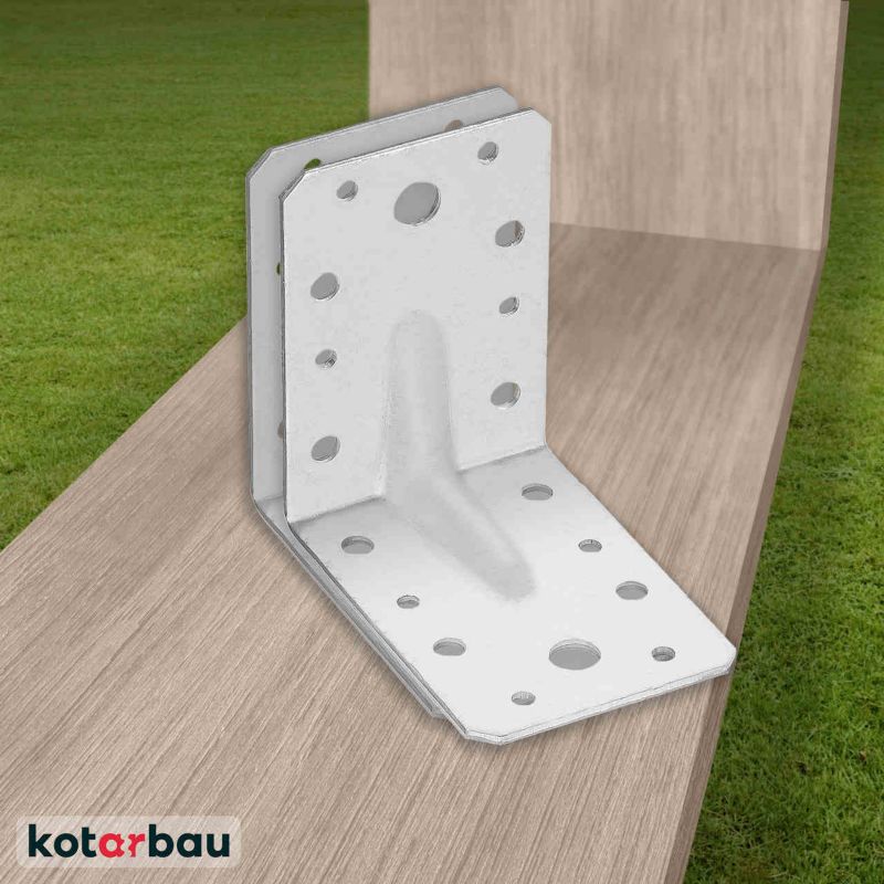 KOTARBAU tømrer-vinkelbeslag 90x90x65 mm, 12 stk.