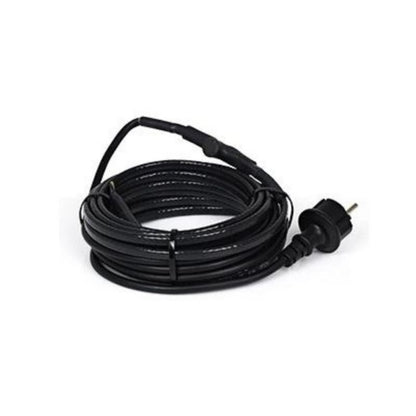 Varmekabel TS 8 m 80W med Termostat Sort | 5905317814737