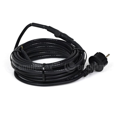 Varmekabel TS 8 m 80W med Termostat Sort | 5905317814737