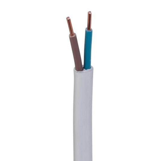 Installationskabel AKS Zielonka YDYp 2 x 1 mm² 1 m