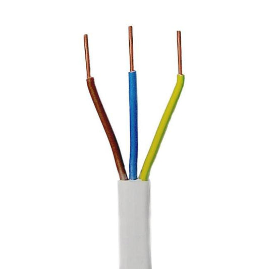 Installationskabel AKS Zielonka YDYp 3 x 1 mm² 450/750 V 1 m