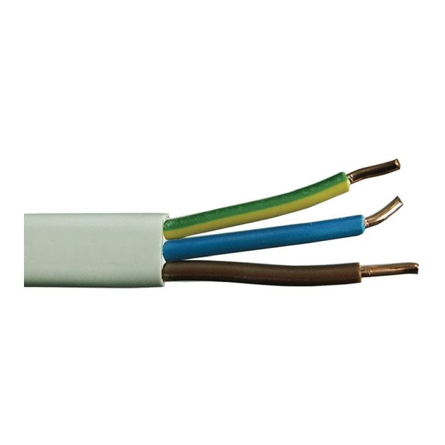 Installationskabel AKS Zielonka YDYp 3 x 2,5 mm² 1 m