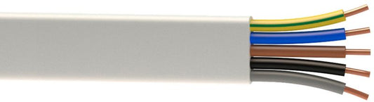 Installationskabel AKS Zielonka YDYp 5 x 2,5 mm² 1 m