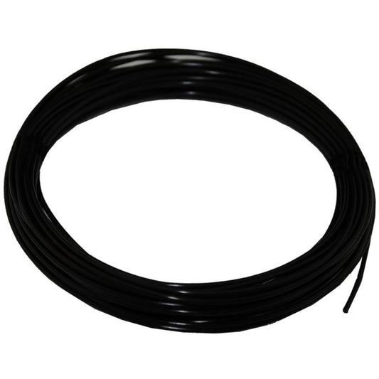 Strømkabel H03VVH2F 2 x 0,75 mm² 25 m sort