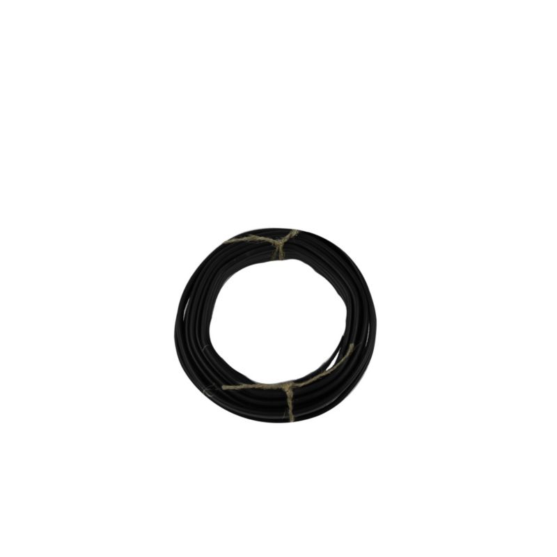Strømkabel H03VVH2F 2 x 0,75 mm² 5 m sort