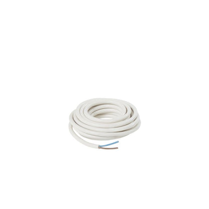 Strømkabel H05VVF 2 x 1,5 mm² 5 m hvid