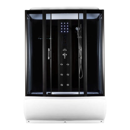 Hydromassagekabine Mocca 141/86 141x86 cm Sort | 5907548108982