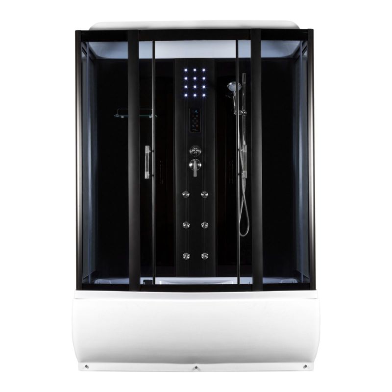 Hydromassage-brusekabine Mocca 151x91 cm Sort | Mocca 150/91