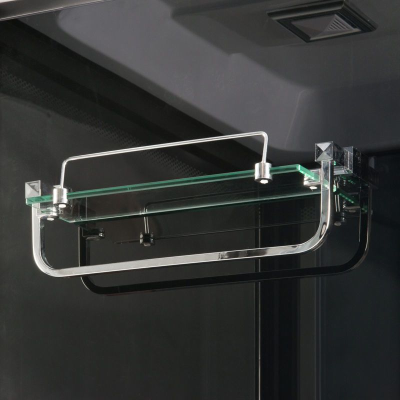 Hydromassagekabine XL 150x86 cm med dybt brusekar