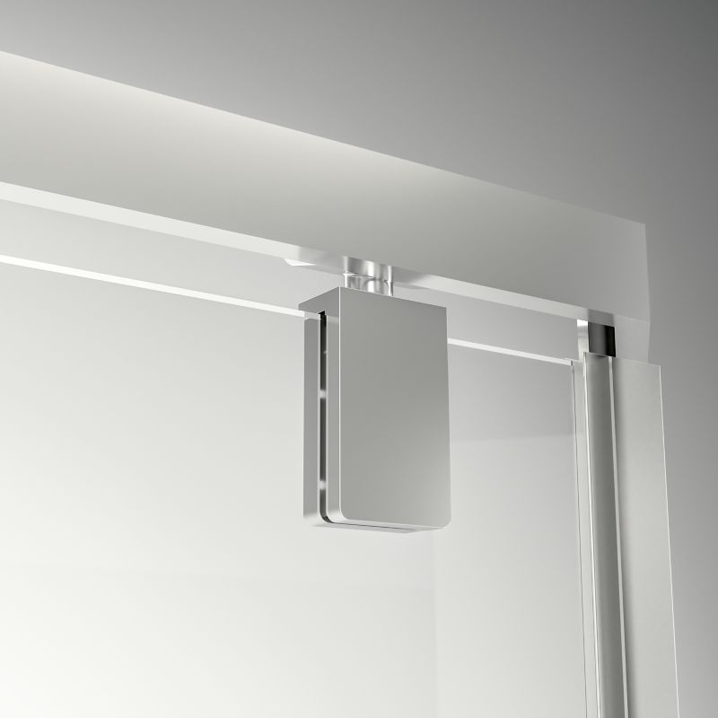 Hjørnebrusekabine 80x80 cm Blankt Glas med Nano-Belægning