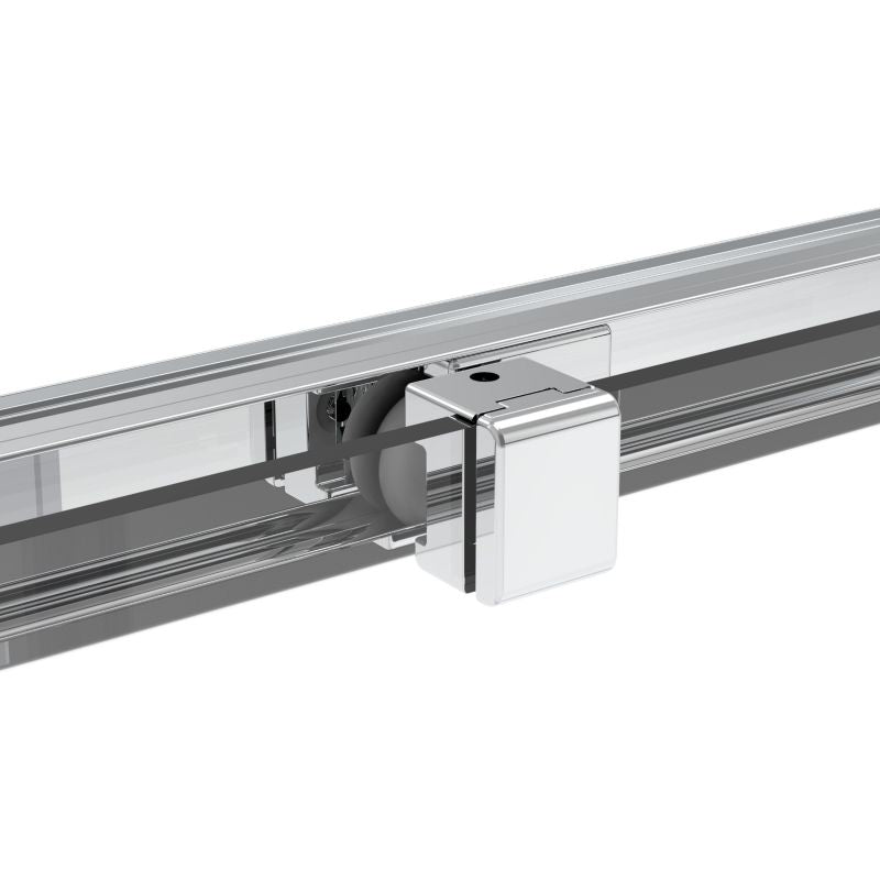 Kvadratisk Brusekabine Maza 70 cm Krom/Transparent